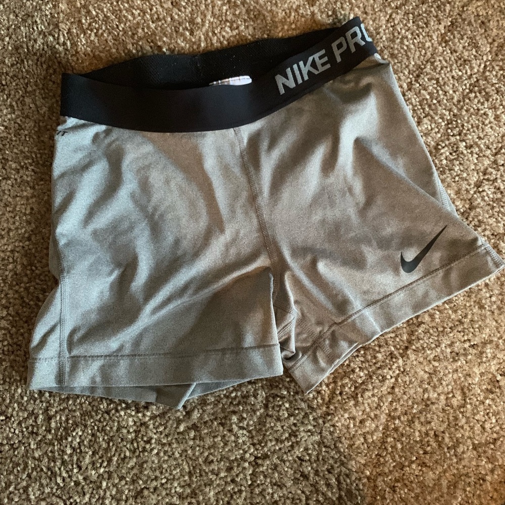 Nike Pro Gray Compression Shorts